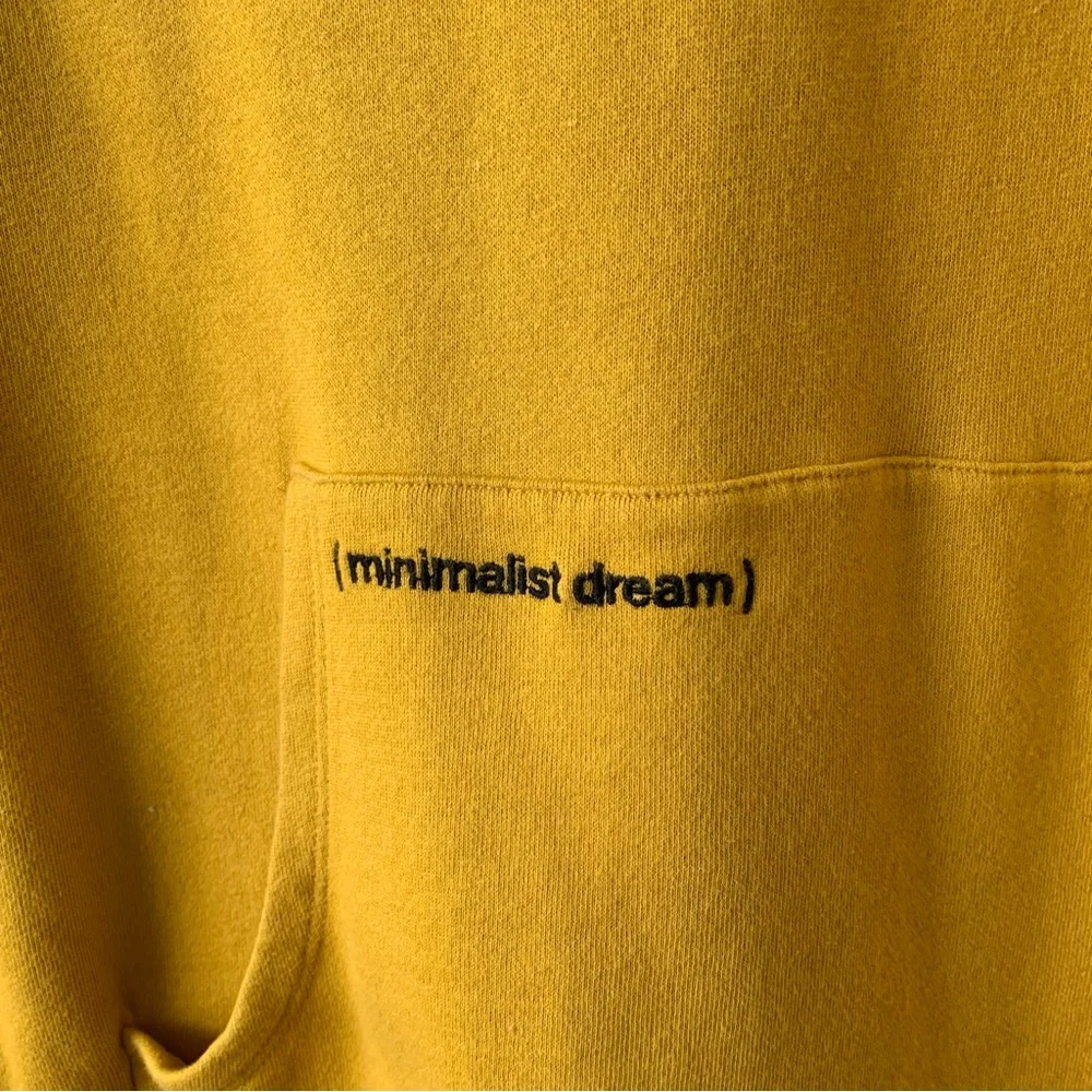 Zara oversized minimalist sweatshirt mustard Size M - Picture 2 of 4